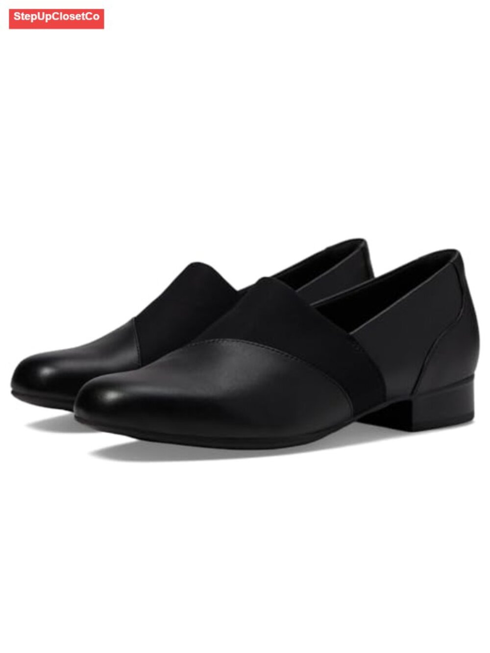 Clarks Women's Juliet Gem Leather Slip-On Loafers with Ultimate Comfort Footbed